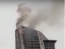 В Баку горит Trump Tower