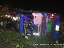  В Таиланде около 20 человек пострадали в ДТП с автобусом
