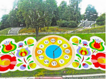 Как будут выглядеть цветочные часы на аллее Героев Небесной Сотни в столице 