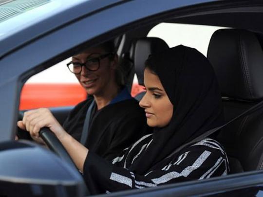 Женщина за рулем в Саудовской Аравии