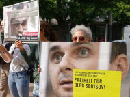 В Берлине прошла акция в поддержку Олега Сенцова