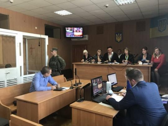 Судебное заседание в Малиновском районном суде Одессы