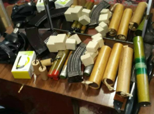 В Прикарпатье у военного пенсионера нашли 22 гранатомета (фото)