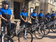 Центр Львова будут патрулировать полицейские на велосипедах