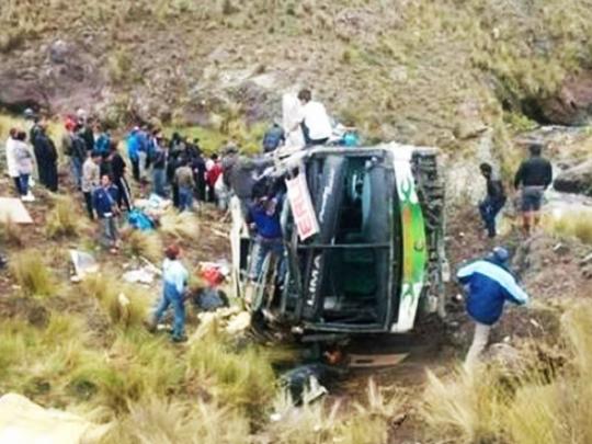 Падение автобуса в Перу