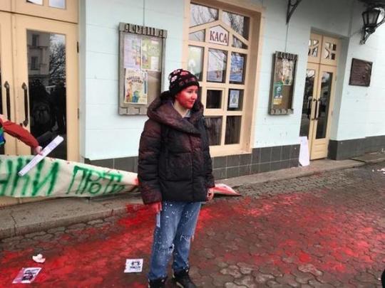 В Ужгороде напали на участниц акции за права женщин