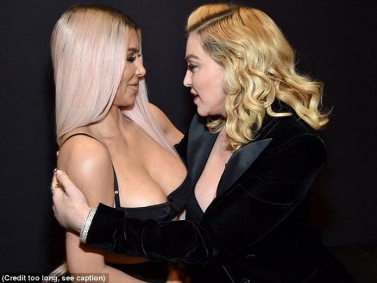 Ким Кардашьян и Мадонна