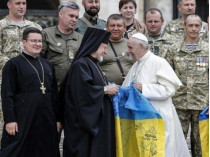 Папа Римский встретился с украинскими военными