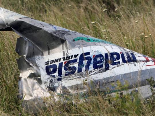 Обломки самолета, 2014 год