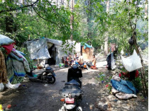 Соцсети: цыгане в Киеве захватывают парки и вырубают деревья. Ждать новых погромов? (фото)