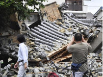 Разрушенный дом в Осаке