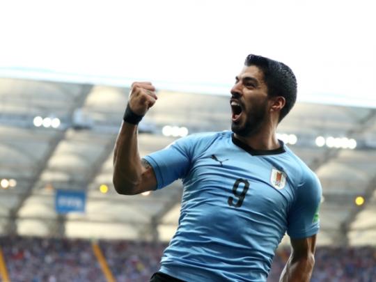 ЧМ-2018: Луис Суарес отметил 100-й матч в сборной Уругвая победным голом