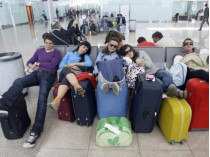Украинцы в аэропорту Туниса