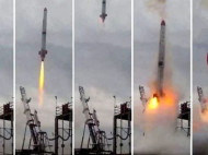 Появилось видео неудачного запуска ракеты в Японии 
