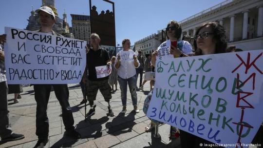 Во многих странах мира прошли акции в поддержку Сенцова
