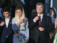 Петр Порошенко в церкви