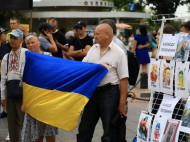 В Одессе прошла акция в поддержку украинских политзаключенных в РФ (фото)