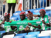 Болельщики из Нигерии