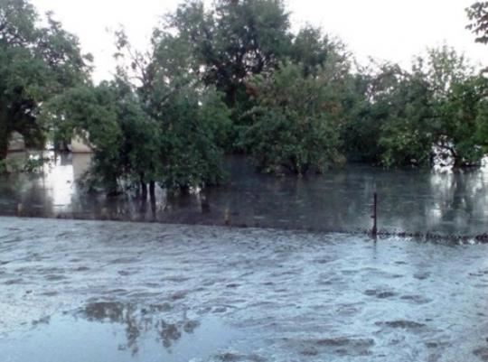 В Запорожской области из-за сильного ливня затопило 80 домов