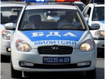 Патрульный автомобиль милиции Таджикистана