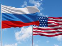 Флаги РФ и США