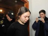 Обвиняемая в деле о ДТП в Харькове Алена Зайцева