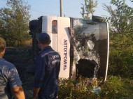 ДТП с пассажирским автобусом на Днепропетровщине: много пострадавших (фото, видео)