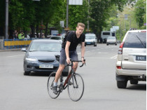 Велосипедист в Киеве