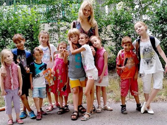 Ольга Подусова и ее дети