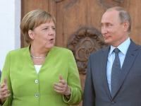 Меркель с Путиным