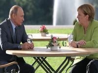 Путин и Меркель
