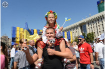 Как в центре Киева праздновали День независимости Украины: самые яркие фото