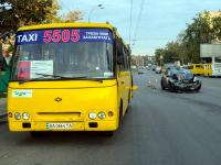 ДТП в Киеве с маршруткой и Uber