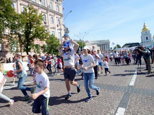 спортивный забег в Киеве