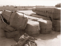 Элементы установки «Бук» на грузинской военной базы в Сенаки
