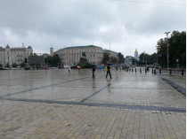 Тучи и дождь в Киеве