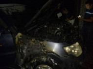 В Черкассах сожгли авто известного депутата (фото)
