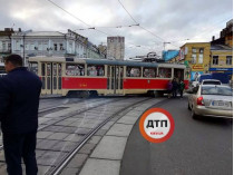 ДТП с трамваем в Киеве