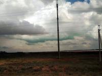 Зеленые облака возле Армянска