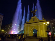 В Киеве замолчали поющие фонтаны