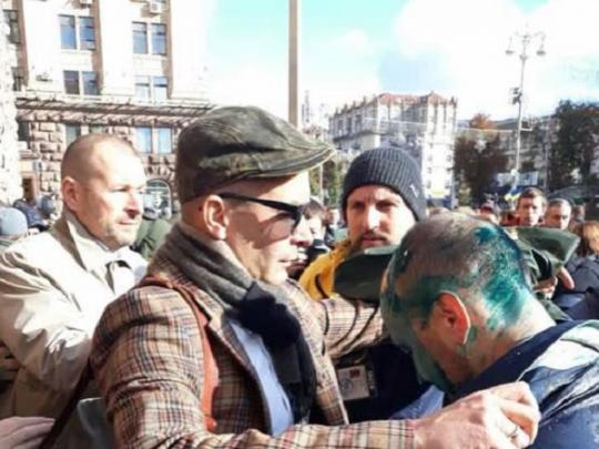 Появились фото и видео нападения на Гусовского в Киевсовете