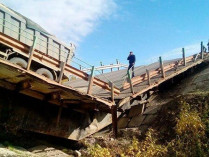 разрушенный мост в Мордовии