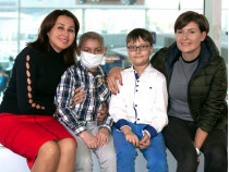 Наталья Мосейчук, Никита и Лука с мамой
