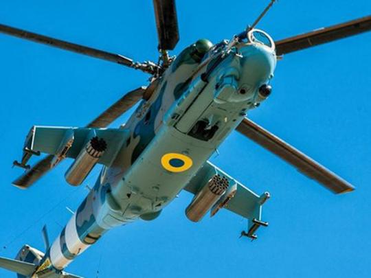 Ударный украинский вертолет Ми-24
