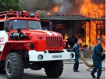 Пожарная машина на Кудри