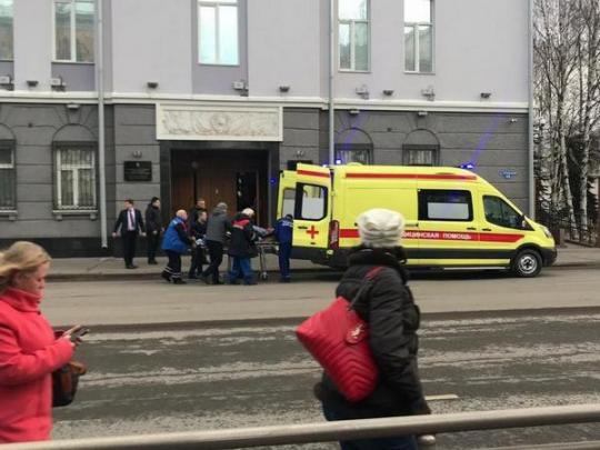 взрыв у здания ФСБ в Архангельске