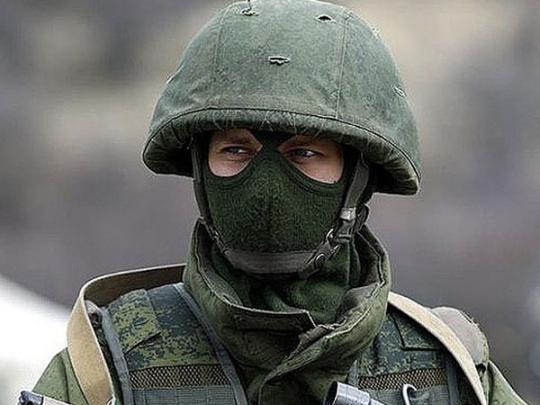 Зеленый человечек в Крыму