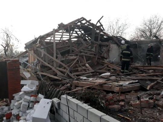 Взрыв в доме в Харьковской области
