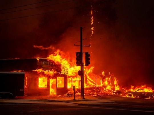 пожары в Калифорнии