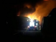 "Люди думали, что рассвет": в Киеве ночью вспыхнул масштабный пожар (видео)